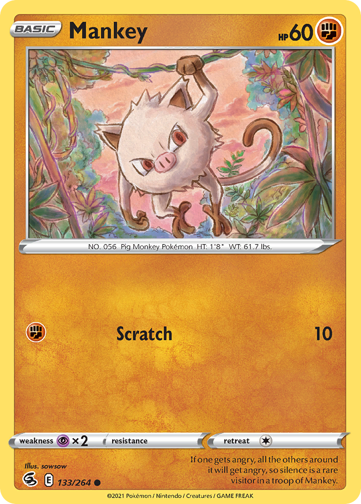 Fusion Strike Mankey #133/264